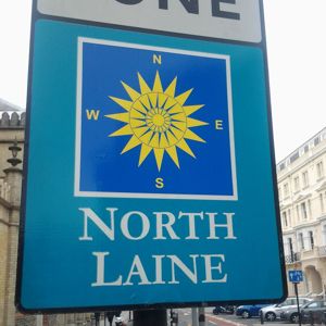 North Laine signpost